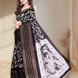 SUPERLAXMI Floral Printed Saree image 5