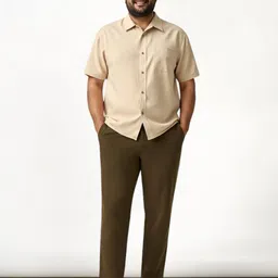 The Pant Project Men Comfort Slim Fit Non Iron Trousers-picture-15