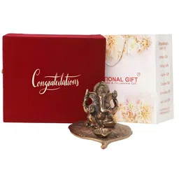 INTERNATIONAL GIFT Copper-Toned Religious Figurine Showpiece image 1