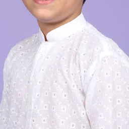 KRAFT INDIA Boys Geometric Printed Kurta with Pyjama image 2