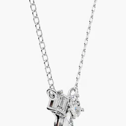 VALANOVA 925 Sterling Silver White Gold Plated 1.03 Cts Diamond Studded Chain- 2.01 gm image 5