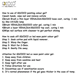 GDCOCO Spider UV Glamour Colour Painting Gel Nail Polish - Shade J146 image 5