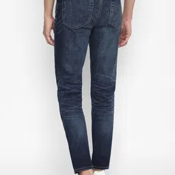 AMERICAN EAGLE OUTFITTERS Men Blue Skinny Fit Low Distress Light Fade Jeans image 3