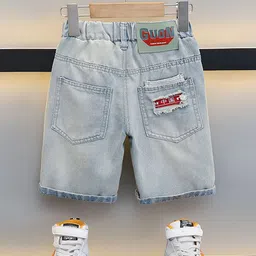 StyleCast x Revolte Boys Blue Mildly Distressed Heavy Fade Jeans-picture-7