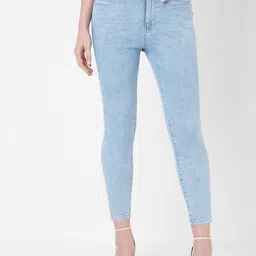 Kraus Jeans Women Super Skinny Fit High-Rise Heavy Fade Stretchable Jeans-picture-13