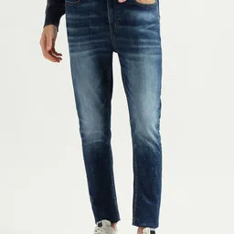 United Colors of Benetton Men Carrot Fit Mid Rise Heavy Fade Jeans-picture-41