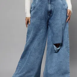 Turning Blue Women Plus Size Extra Wide Jeans-picture-31
