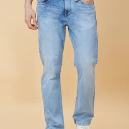 Being Human Men Mid-Rise Medium Shade Heavy Fade Clean Look Jeans-image-56