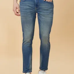 Being Human Men Mid-Rise Dark Shade Heavy Fade Clean Look Jeans-image-40