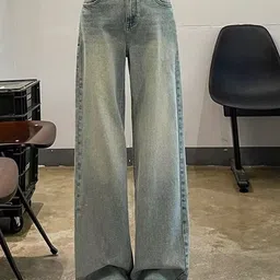 StyleCast Women Mid-Rise Casual Baggy Jeans-image-42