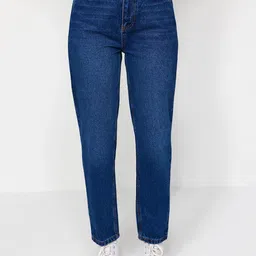 Trendyol Women Clean Look Light Fade Pure Cotton Jeans image 1