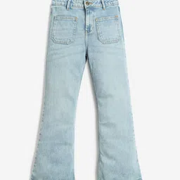 LilPicks Girls Jean Mid-Rise Light Fade Cotton Jeans-image-49