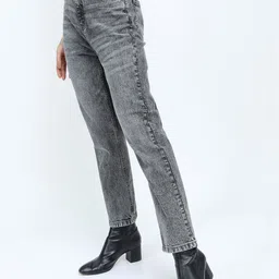 Tokyo Talkies Women Grey Clean look Heavy Fade Cotton Jeans-image-87