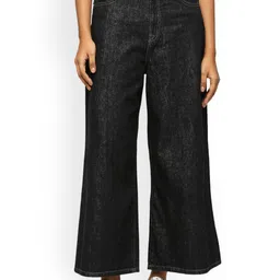 Pepe Jeans Women Wide Leg High-Rise Light Fade Cotton Clean Look Jeans-image-9