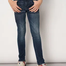 Jack & Jones Junior Boys Slim Fit Clean Look Light Fade Cotton Jeans-picture-48