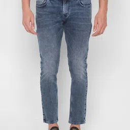 SPYKAR Men Blue Slim Fit Pure Cotton Light Fade Jeans-image-42