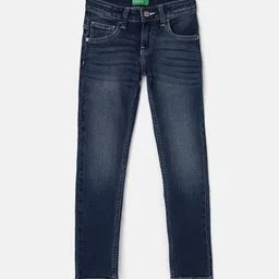 United Colors of Benetton Boys Slim Fit Light Fade Cotton Jeans-picture-10