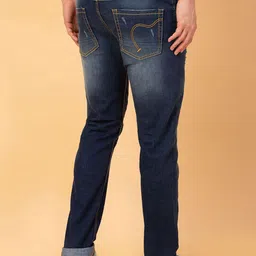 Being Human Men Slim Fit Mildly Distressed Heavy Fade Stretchable Jeans image 5