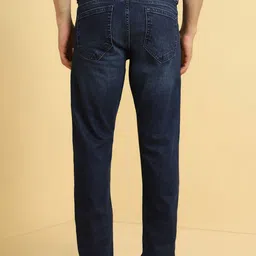 Allen Solly Men Slim Fit Mid-Rise Light Fade Stretchable Jeans image 4