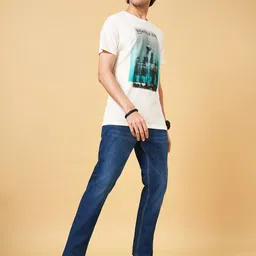 SF JEANS by Pantaloons Men Slim Fit Light Fade Stretchable Jeans image 5