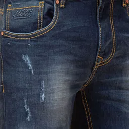 Being Human Men Slim Fit Mildly Distressed Heavy Fade Stretchable Jeans image 2