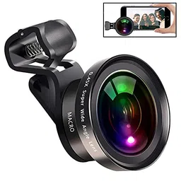 TechKing 2 in 1 Camera Lens Kit with 0.45X Wide Angle Lens + 15X Macro Lens for All Smartphones & Tablets image 4