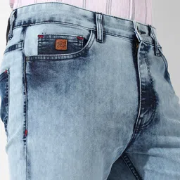 Campus Sutra Men Smart Slim Fit Heavy Fade Clean Look Stretchable Jeans image 2