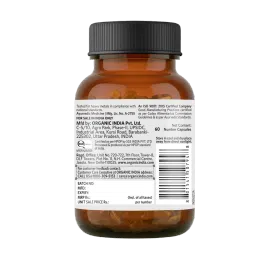 ORGANIC INDIA Turmeric Formula 60 Veg Capsules | Strong anti-inflammatory | Enhances Skin, Bone, and Joint Health - (Pack of 2) image 3