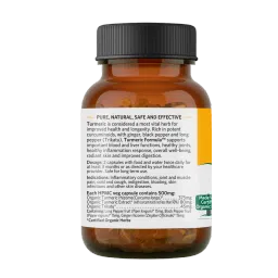 ORGANIC INDIA Turmeric Formula 60 Veg Capsules | Strong anti-inflammatory | Enhances Skin, Bone, and Joint Health - (Pack of 2) image 5