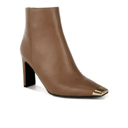 London Rag Women Metallic Cap Toe Faux Leather Boots-image-18