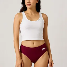 HRX by Hrithik Roshan Pack of 2 Cotton High-Rise Hipster Briefs image 5