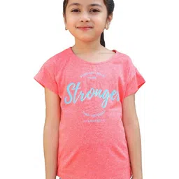 APPALUZO Girls Anti Static Typography Printed Round Neck Relaxed Fit T-shirt-picture-56