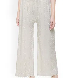 SRISARAS Women Embroidered Regular Fit Trousers-image-62
