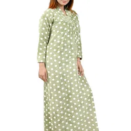 MIAVII CREATION Printed Maxi Nightdress image 5