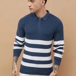 Fame Forever by Lifestyle Men Striped Pullover-image-14