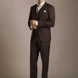 Louis Philippe Slim-Fit Single-Breasted Three Pieces Suit-picture-22