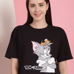 Dreambe Women Typography Printed T-shirt-image-53