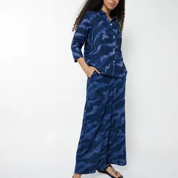 max Women Printed Mid-Rise Wide Leg Palazzo with Pockets-picture-22