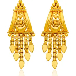 Luv Fashion Gold-Plated Brass Earrings-image-34