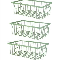 Go Hooked Green Set of 3 Regular Multi-Utility Organisers-picture-39