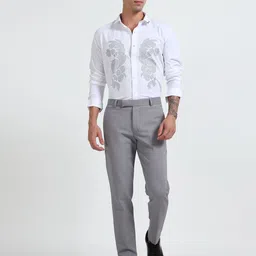 Mystery Of Fashion Men Classic Floral Printed Casual Shirt-picture-38
