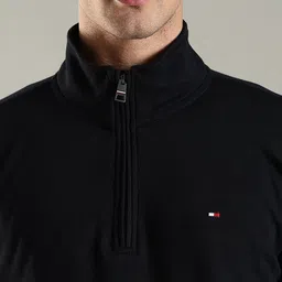 Tommy Hilfiger Mock Collar Cotton Pullover Sweater image 2