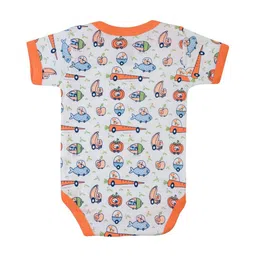 MeeMee Infants Pack Of 2 Printed Pure Cotton Bodysuits image 5