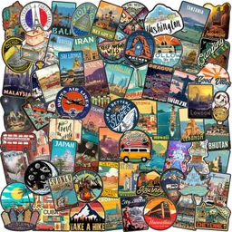 junkyard 12.7 cm TRAVEL STICKERS Self Adhesive Sticker-picture-10