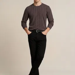 Octave Men Striped Sweatshirt-picture-26