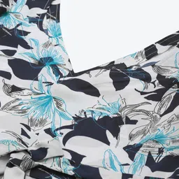 DressBerry Women V-Neck Flared Sleeve A-Line Midi Dress image 2