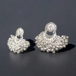 MYSTERIOUSMART Peacock Shaped Jhumkas Earrings image 4