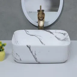 sea shore Finish Tabletop Vessel Sink Basin For Bathroom (40 L x 30 W x 12 H ) Counter Top-picture-13