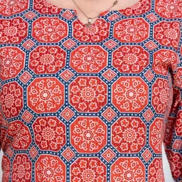 Angvarnika Printed Maxi Nightdress image 3