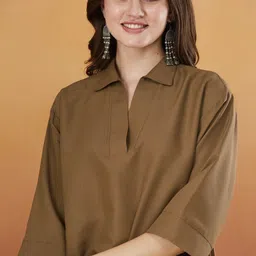 MOKOSH Women Embroidered Thread Work Kurta image 2